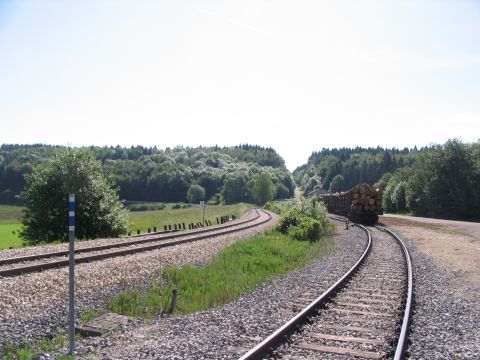 Zufahrt zur Gterabfertigung Hanfertal