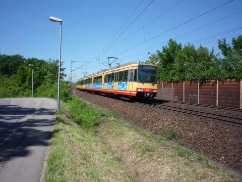 Vor dem Abzweig nach Vaihingen