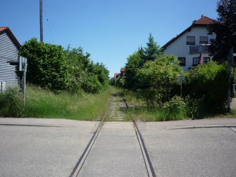 Bahnübergang in Kleinglattbach