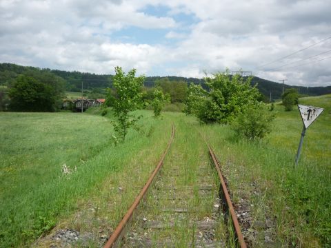 Zufahrt zur Kocherbrcke