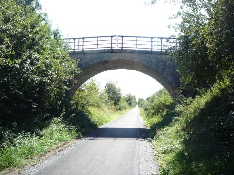 Brcke eines Feldwegs