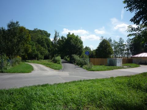 Bahnbergang ber die Hofstrae