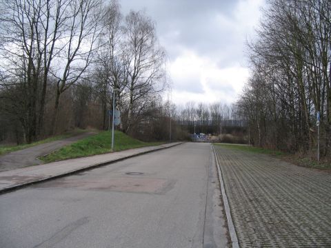 Abzweig zum Bahnhof Geislingen