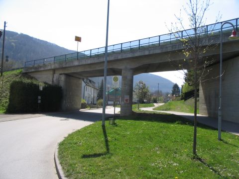 Brcke unter der Bundesstrae Mhlhausen - Geislingen