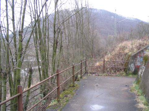 Fugngerdurchlass unter der Hauptbahn