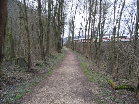 Zufahrt zum Bahnhof Geislingen