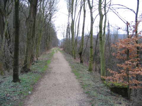 Zufahrt zum Bahnhof Geislingen