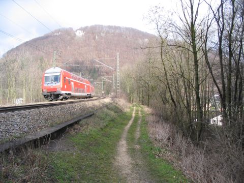 Zufahrt zum Bahnhof Geislingen