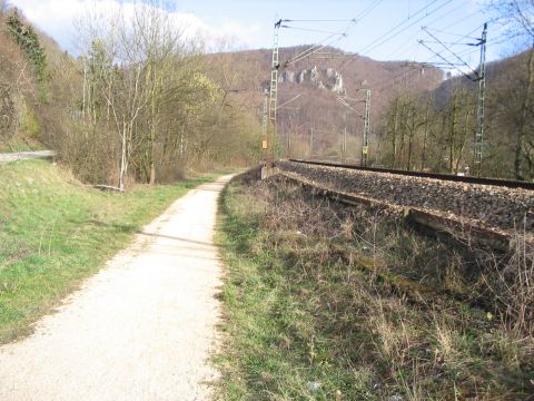 Zufahrt zum Bahnhof Geislingen-West