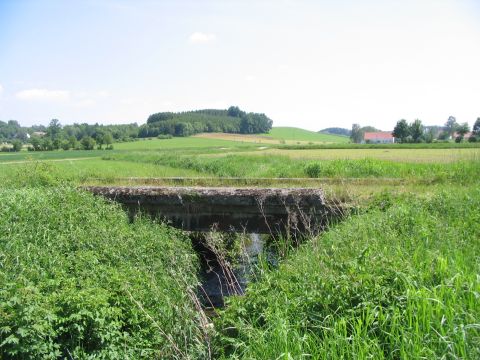 Brcke ber einen Bach von Hinterried