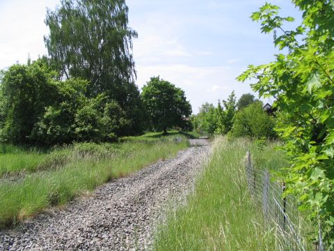 Zufahrt Gterschuppen Wertingen