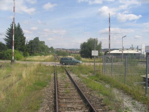 Bahnbergang in Oettingen