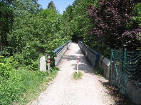 Brcke ber die Rottach und die Staatsstrae nach Herrenwies