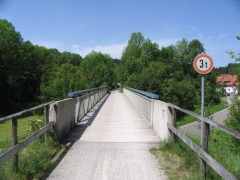 Brcke ber die Staatsstrae nach Herrenwies