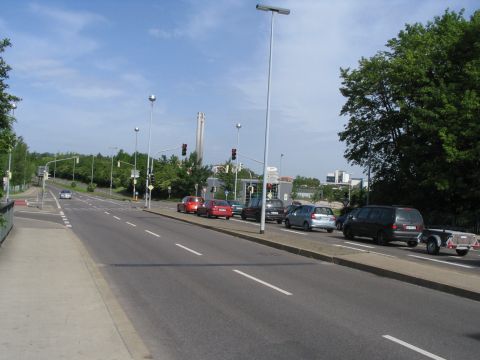 Zufahrt zur Isarbrcke