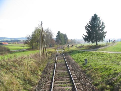 Bahnbergang zwischen Kinsau und Hohenfurch