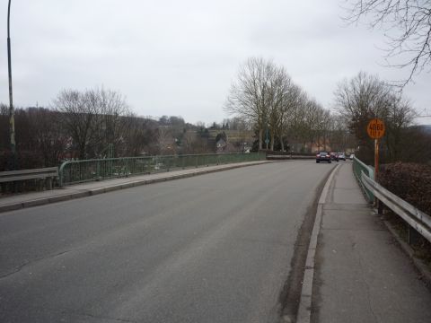 Brücke über die Bahnlinie Offenburg - Freiburg