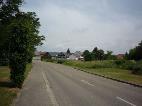 Bahnübergang über die Hügelsheimer Straße
