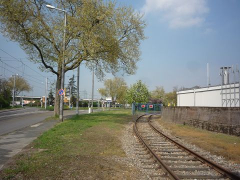 Zufahrt nach Sandhofen