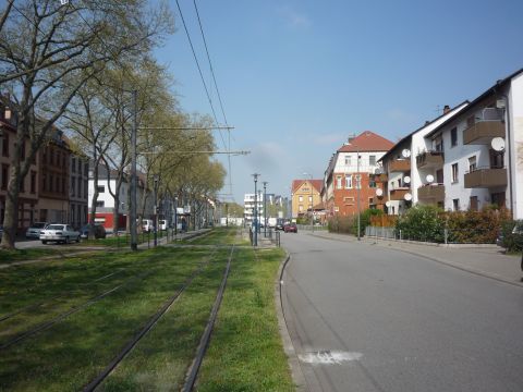 Zufahrt nach Sandhofen